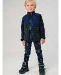Куртка трикотажная для мальчиков тёмно-синий