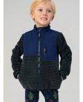 Куртка трикотажная для мальчиков тёмно-синий