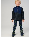 Куртка трикотажная для мальчиков тёмно-синий