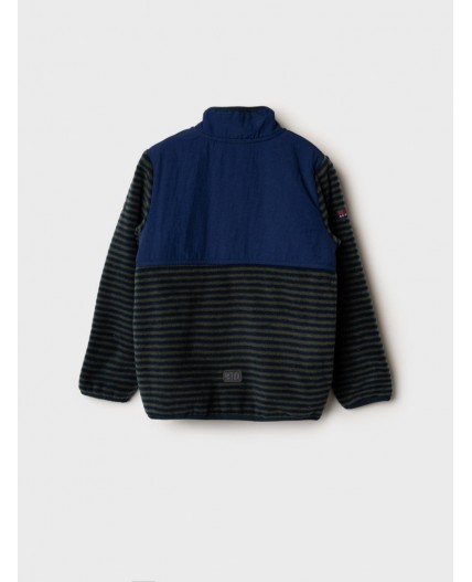 Куртка трикотажная для мальчиков тёмно-синий