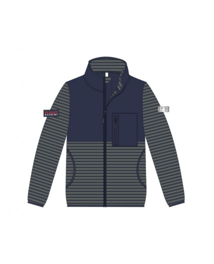 Куртка трикотажная для мальчиков тёмно-синий