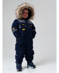 Комбинезон детский текстильный с полиуретановым покрытием для мальчиков тёмно-синий