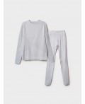 Термокомплект трикот. для женщин: фуфайка (футболка) с длин. рук, брюки для эпизод. использования белый
