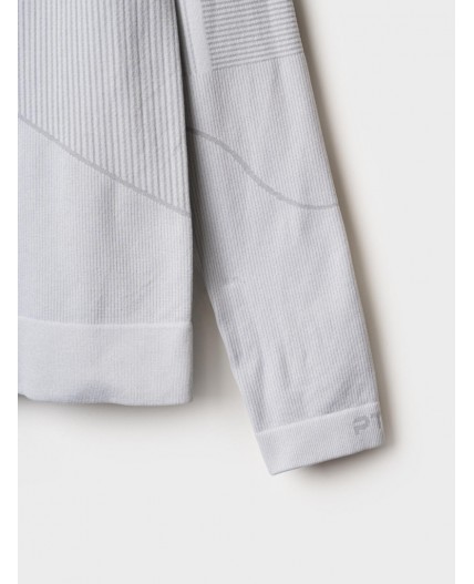 Термокомплект трикот. для женщин: фуфайка (футболка) с длин. рук, брюки для эпизод. использования белый