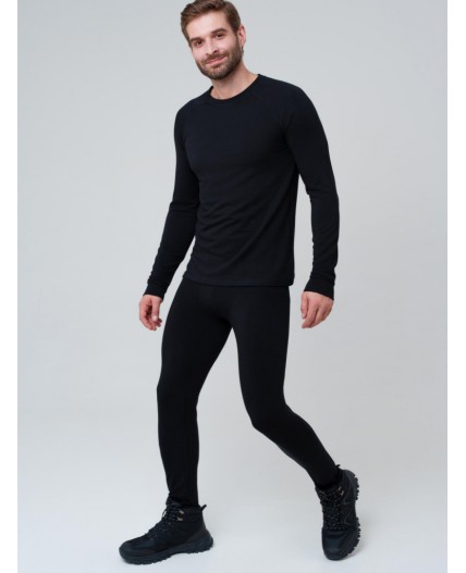 Термобрюки трикотажные для мужчин для эпизодического использования черный