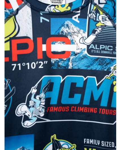 Термокомплект трикот. для мальчиков: фуфайка (футболка) с длин. рук, брюки для эпизод. использования разноцветный