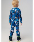 Термокомплект трикот. для мальчиков: фуфайка (футболка) с длин. рук, брюки для эпизод. использования разноцветный
