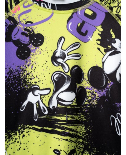 Термокомплект трикот. для девочек: фуфайка (футболка) с длин. рук, брюки для эпизод. использования разноцветный