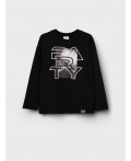 Фуфайка трикотажная для мальчиков (футболка с длинными рукавами) черный