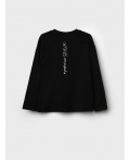 Фуфайка трикотажная для мальчиков (футболка с длинными рукавами) черный