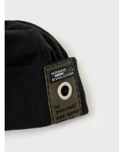 Шапка трикотажная для мальчиков черный