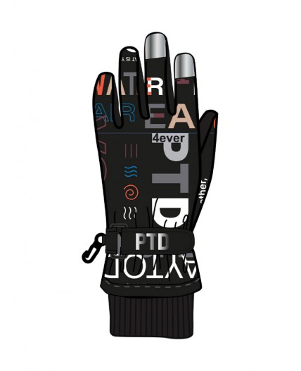 Перчатки текстильные для мальчиков разноцветный