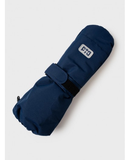 Варежки текстильные для мальчиков тёмно-синий