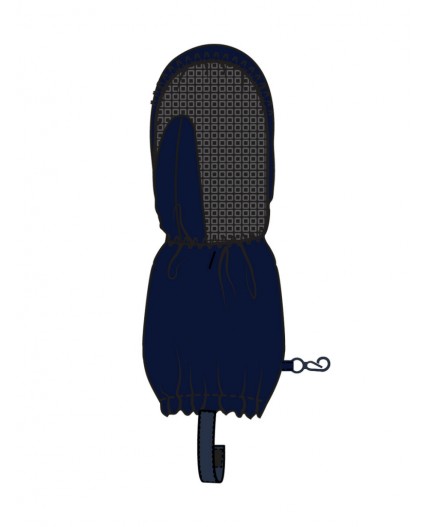 Варежки текстильные для мальчиков тёмно-синий