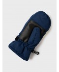 Варежки текстильные для мальчиков тёмно-синий