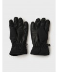 Перчатки текстильные для девочек черный