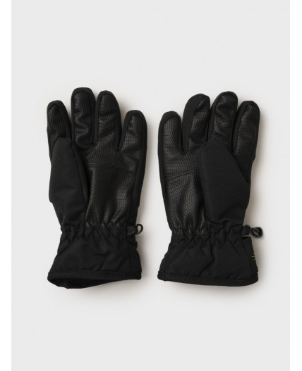 Перчатки текстильные для девочек черный