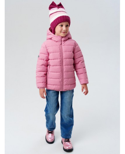 Шапка трикотажная для девочек разноцветный