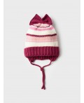 Шапка трикотажная для девочек разноцветный