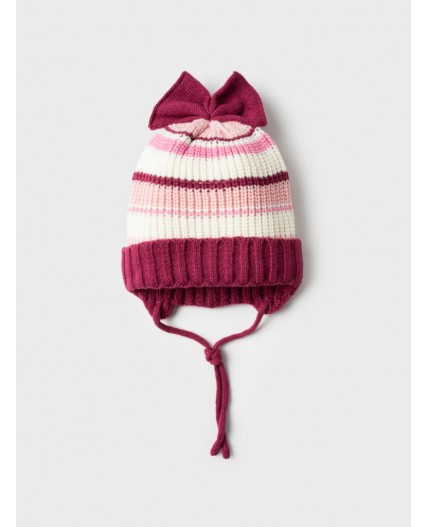 Шапка трикотажная для девочек разноцветный