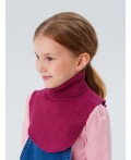 Воротник-манишка трикотажный для девочек розовый