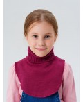 Воротник-манишка трикотажный для девочек розовый