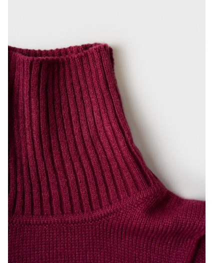 Воротник-манишка трикотажный для девочек розовый