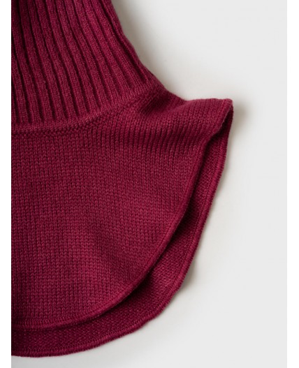 Воротник-манишка трикотажный для девочек розовый