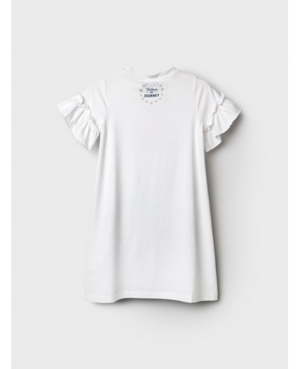 Сорочка ночная с принтом Холодное сердце для девочки разноцветный