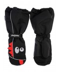 Варежки-краги для мальчика черный