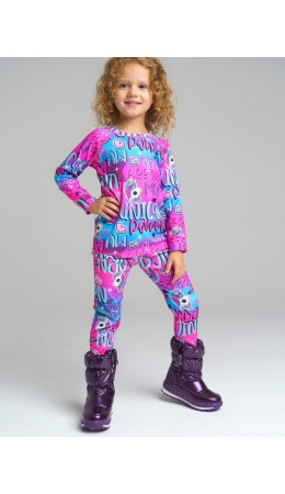 Термобелье для девочек разноцветный