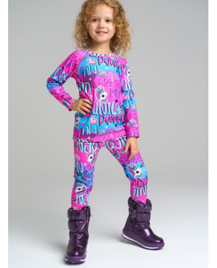 Термобелье для девочек разноцветный