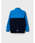 Куртка трикотажная для мальчиков голубой,тёмно-синий