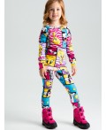 Термокомплект трикот. для мальчиков: фуфайка (футболка) с длин. рук, брюки для эпизод. использования разноцветный