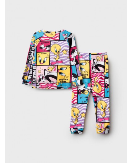 Термокомплект трикот. для мальчиков: фуфайка (футболка) с длин. рук, брюки для эпизод. использования разноцветный