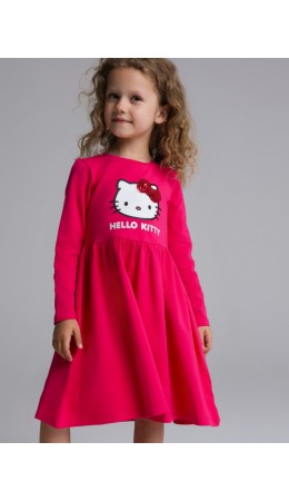 Платье трикотажное для девочек розовый