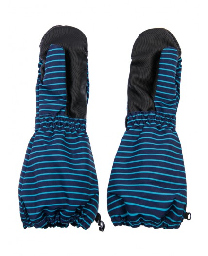 Варежки текстильные для мальчиков тёмно-синий,черный,голубой