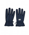Перчатки трикотажные для мальчиков тёмно-синий