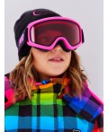 Маска горнолыжная детская фуксия