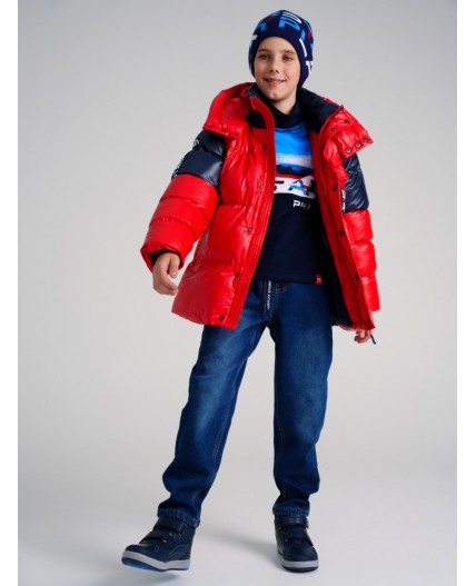 Шапка трикотажная для мальчиков разноцветный