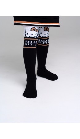 Колготки трикотажные для девочек белый,черный,золотой