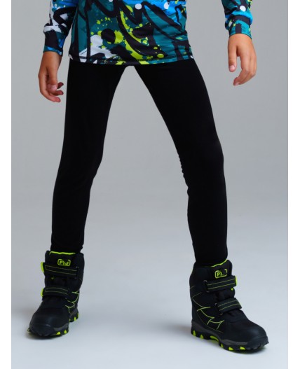 Термобрюки трикотажные для мальчиков для эпизодического использования черный