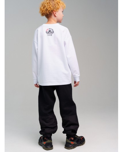 Брюки трикотажные для мальчиков черный