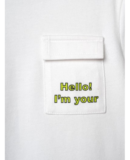 Комплект трикотажный для мальчиков: фуфайка (футболка), шорты белый,черный