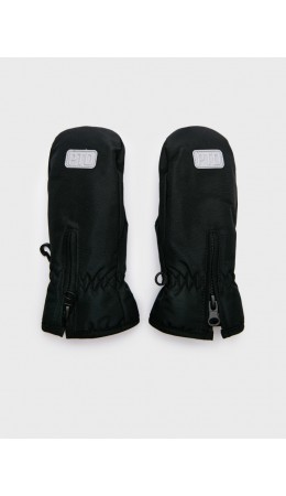 Варежки текстильные для мальчиков черный