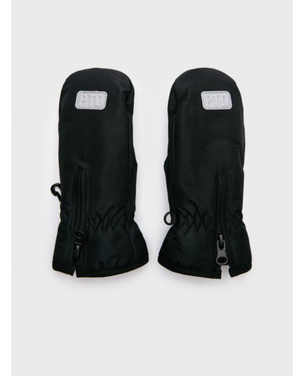 Варежки текстильные для мальчиков черный