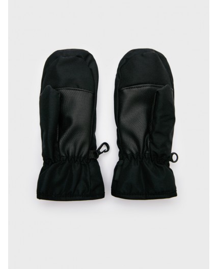 Варежки текстильные для мальчиков черный