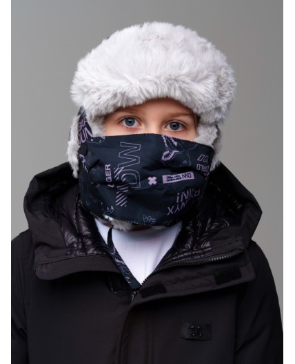 Шапка текстильная для мальчиков разноцветный