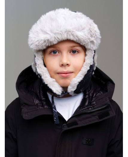 Шапка текстильная для мальчиков разноцветный