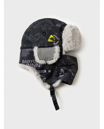 Шапка текстильная для мальчиков разноцветный